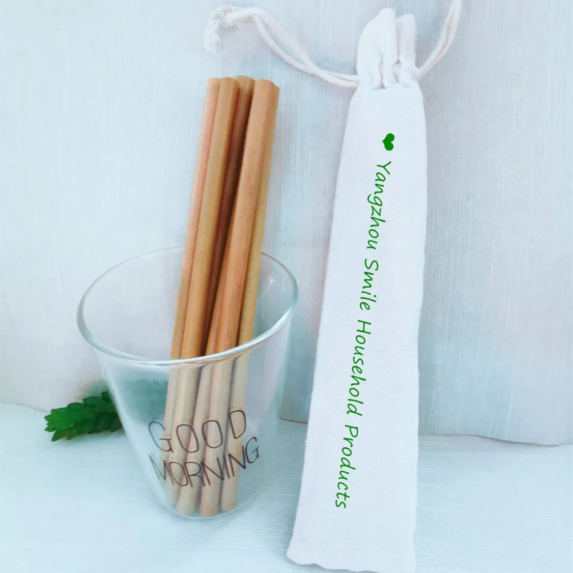 SGS는 황마 가방을 사용하여 5mm/6mm 빨대를 마시는 BSCI Eco Bamboo를 통과했습니다.