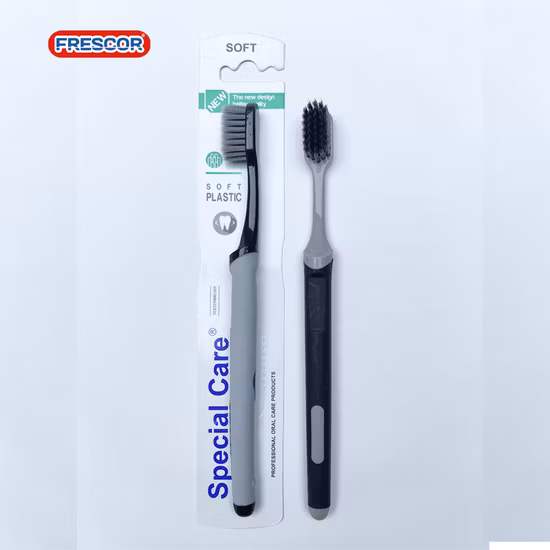 OEM 대나무 숯 강모 작은 머리 브러시 성인 칫솔
